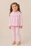 Kleo kids girls bow legging sets pink /ivory / red / lilac