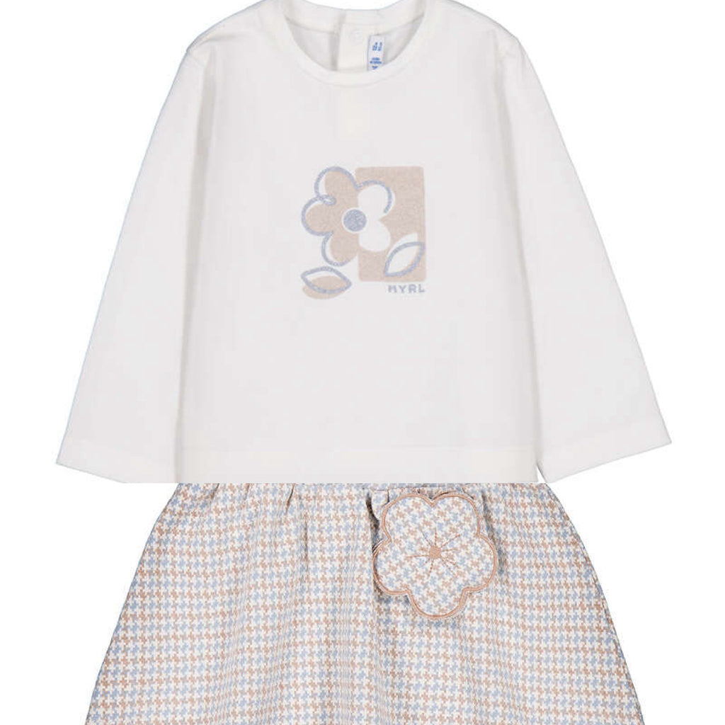 Pre order Mayoral girls tweed skirt set