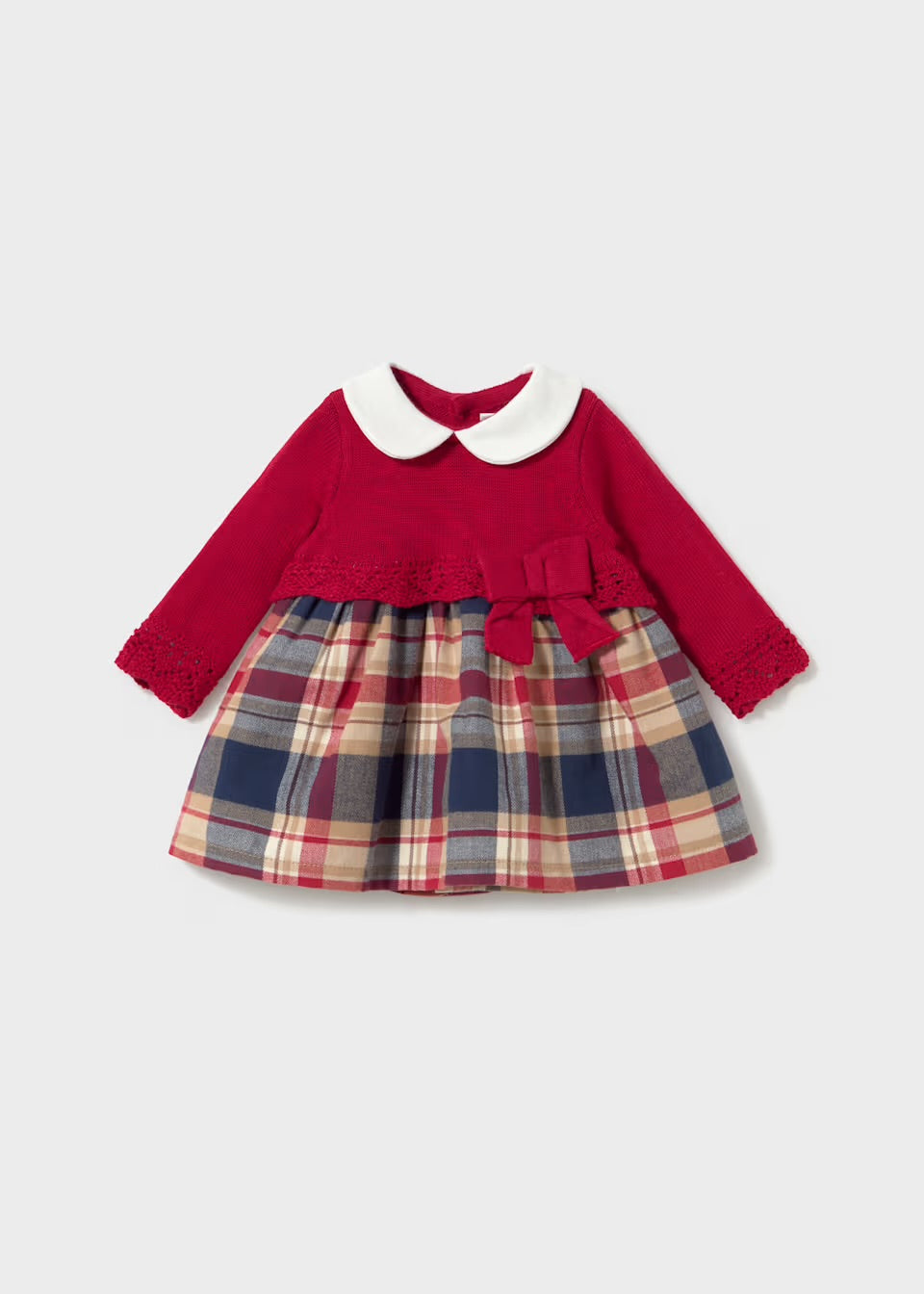 Mayoral baby girls tartan dress 2.801