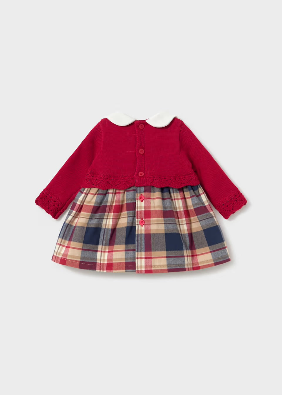 Mayoral baby girls tartan dress 2.801