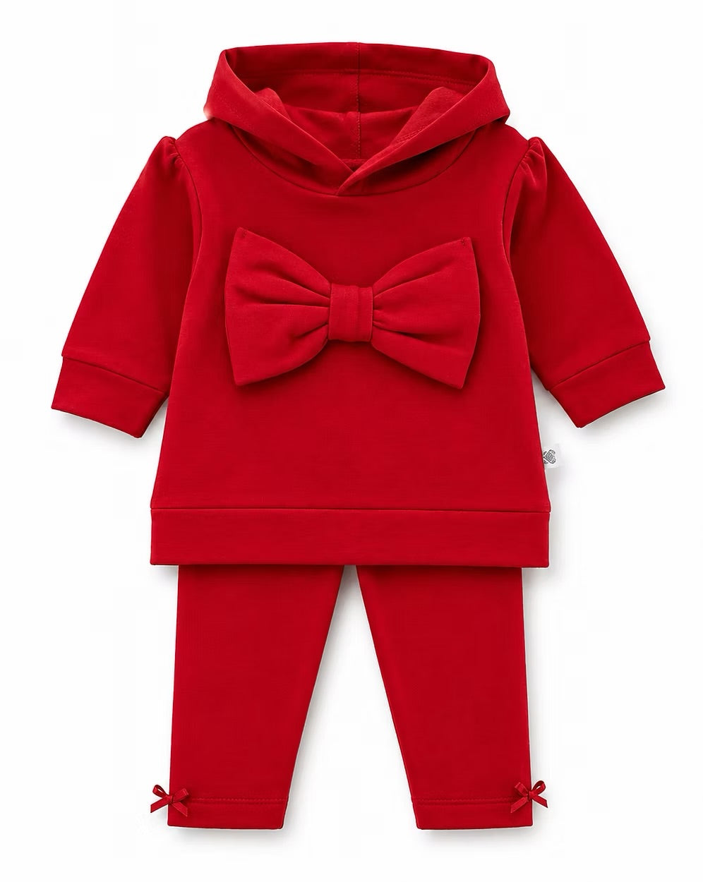 Kleo kids girls red / pink  bow tracksuit