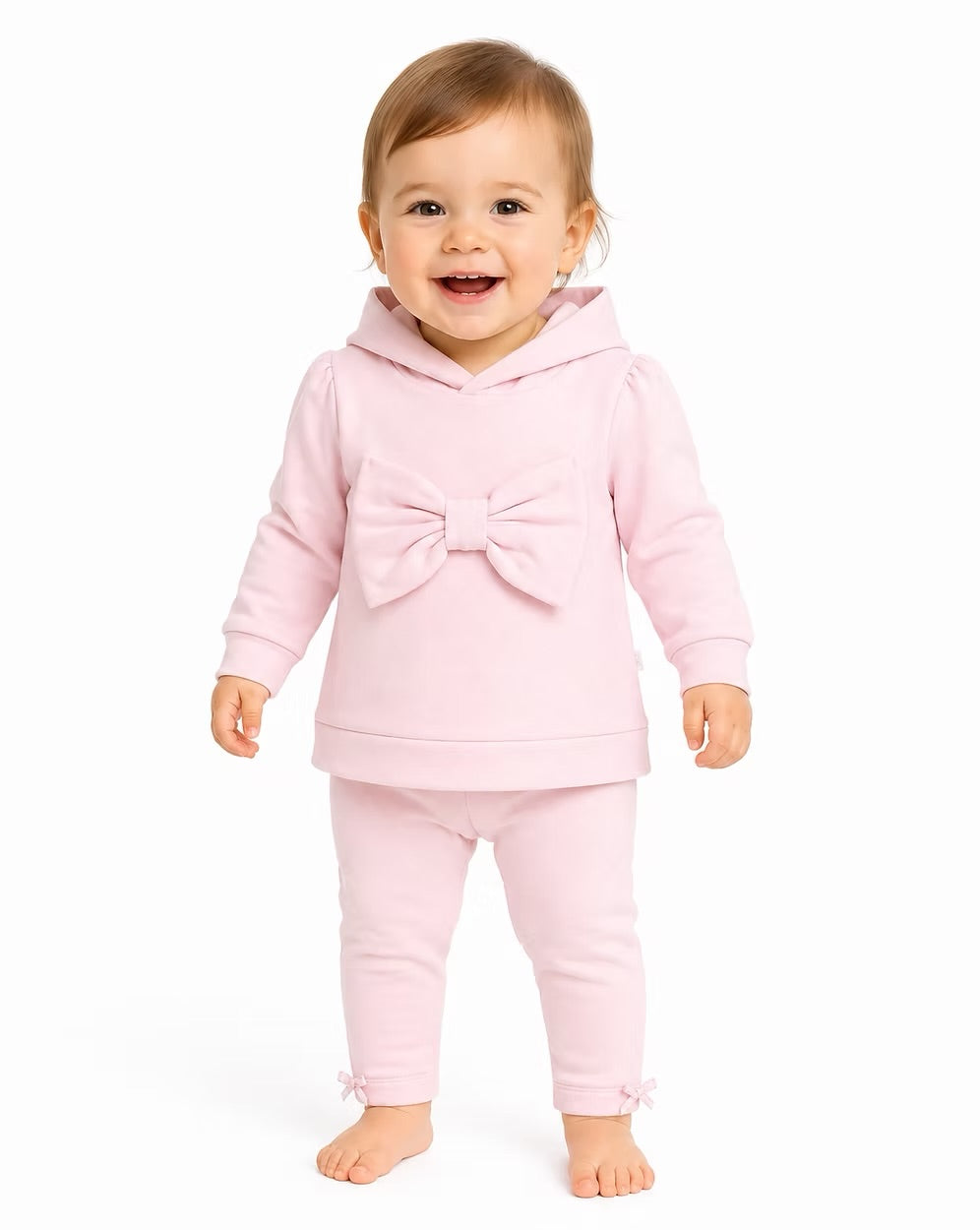 Kleo kids girls red / pink  bow tracksuit