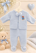 Dandelion baby boys knitted bear set