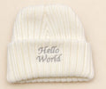 Neutral newborn baby hat