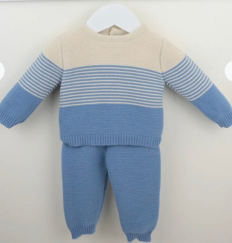 Pex baby boys knitted trouser set