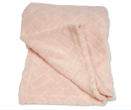 Snuggle baby embossed wrap pink or blue