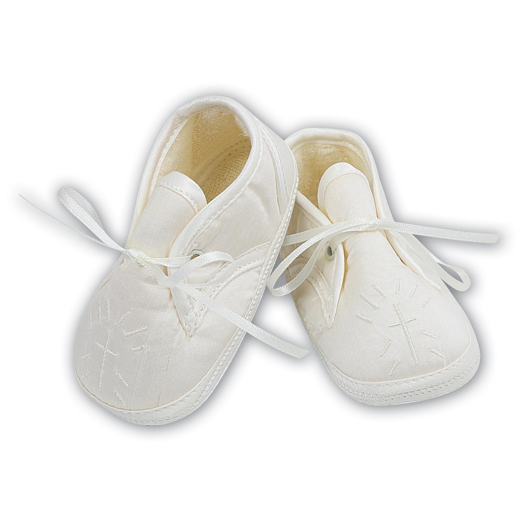 Sarah Louise ivory christening shoes 004403