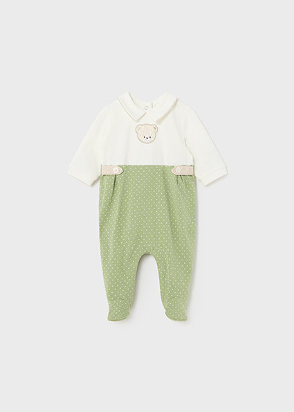 Mayoral double green babygrows SS24