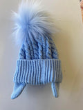 Little Nosh blue Pom Pom hate]