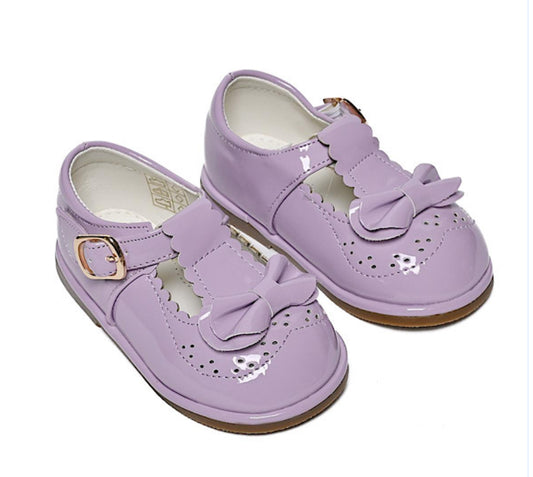 Tia patent lilac shoes