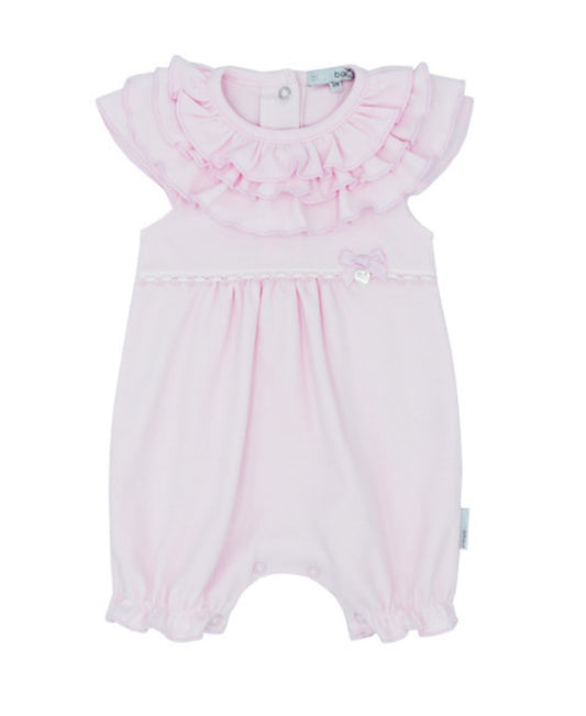 Blues Baby  pink frill romper