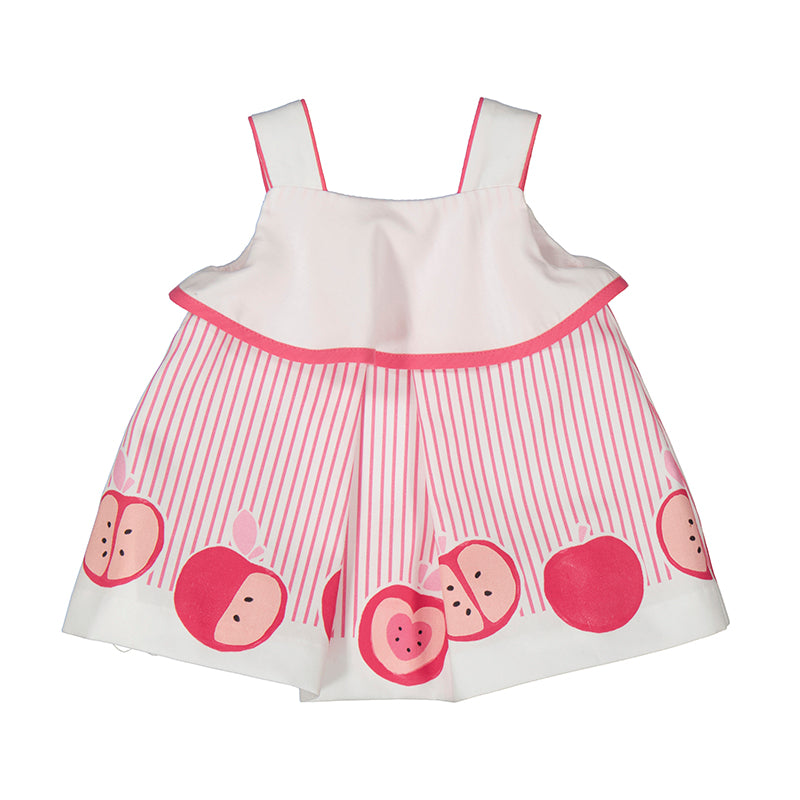 Mayoral baby girls fruit dress SS25 1.864