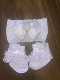 Baby headband & matching socks