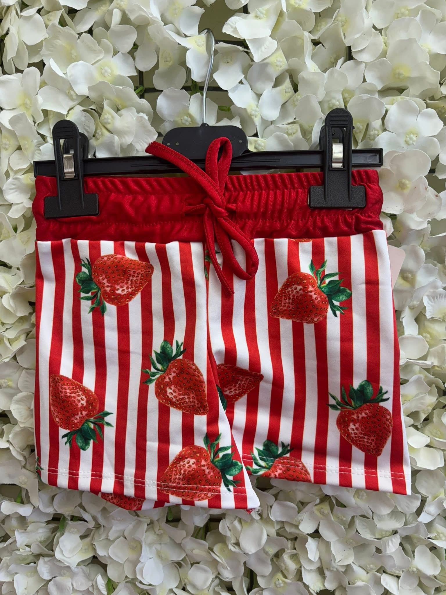 Boys strawberry swim shorts