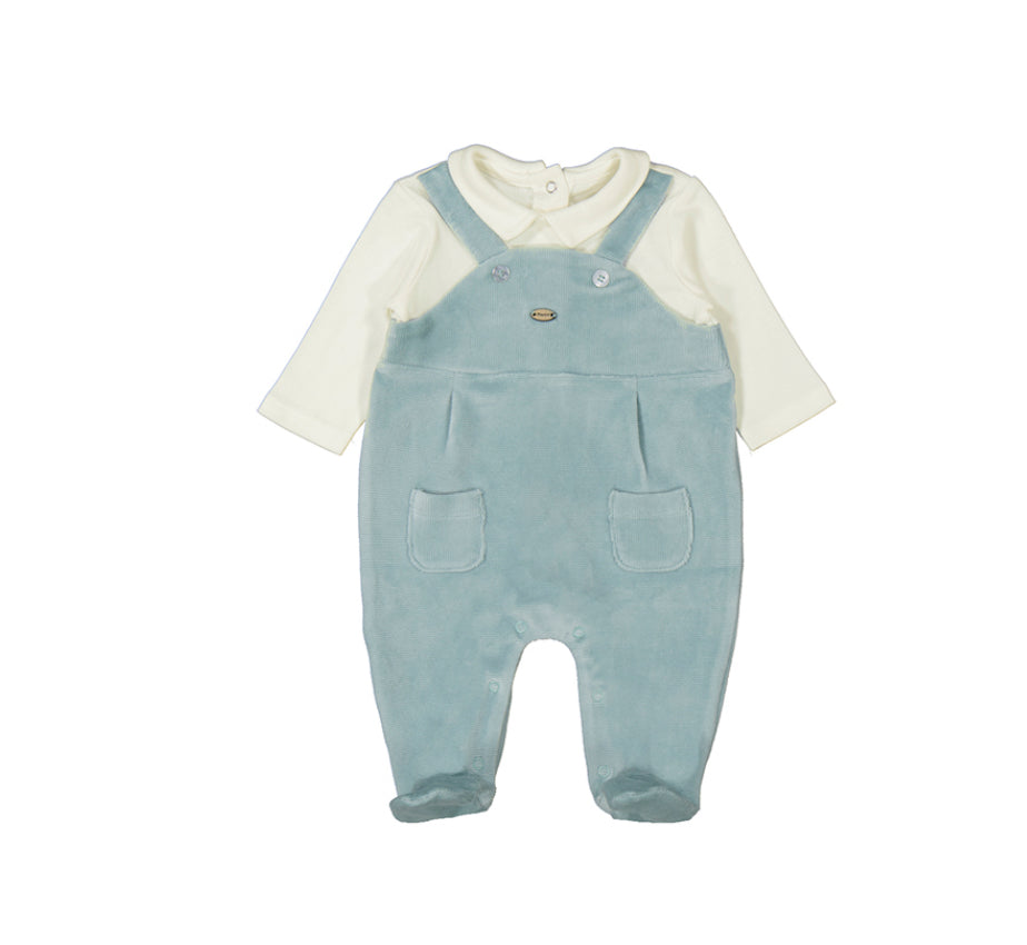 Mayoral baby boys dungaree set AW25 2.610