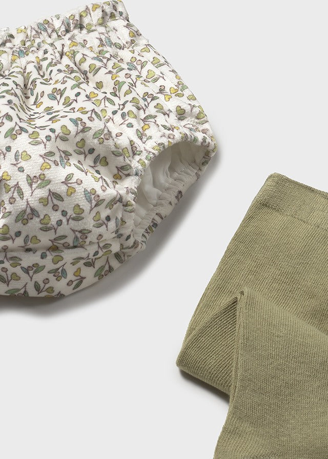 Mayoral baby girls olive green 3 piece set AW25 2.256