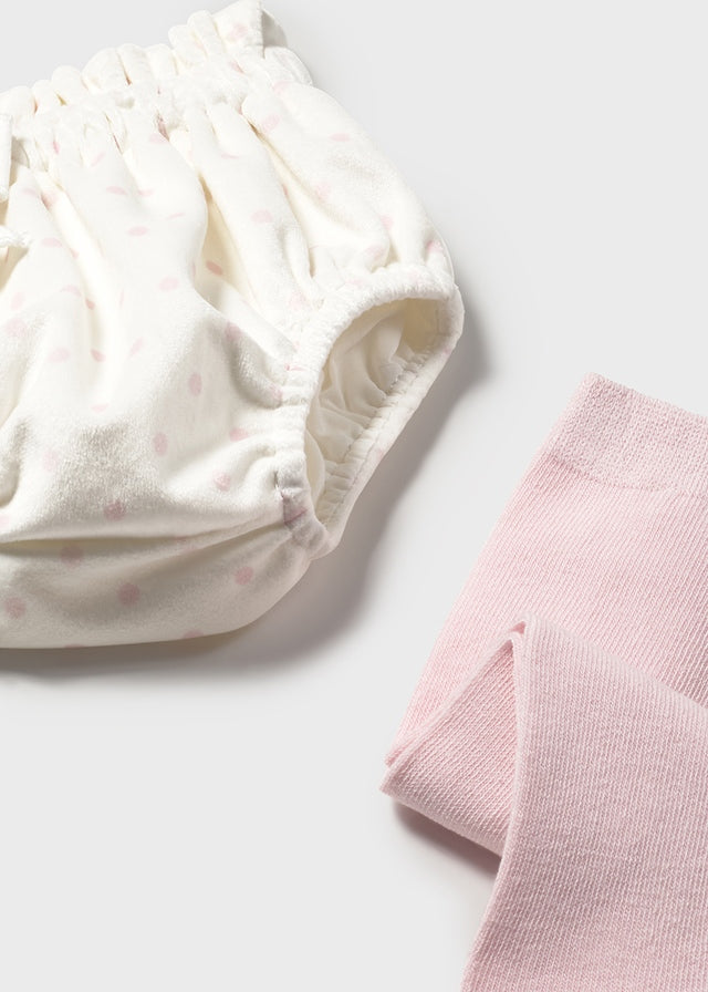 Mayoral baby girls pink shorts set AW25 2.256