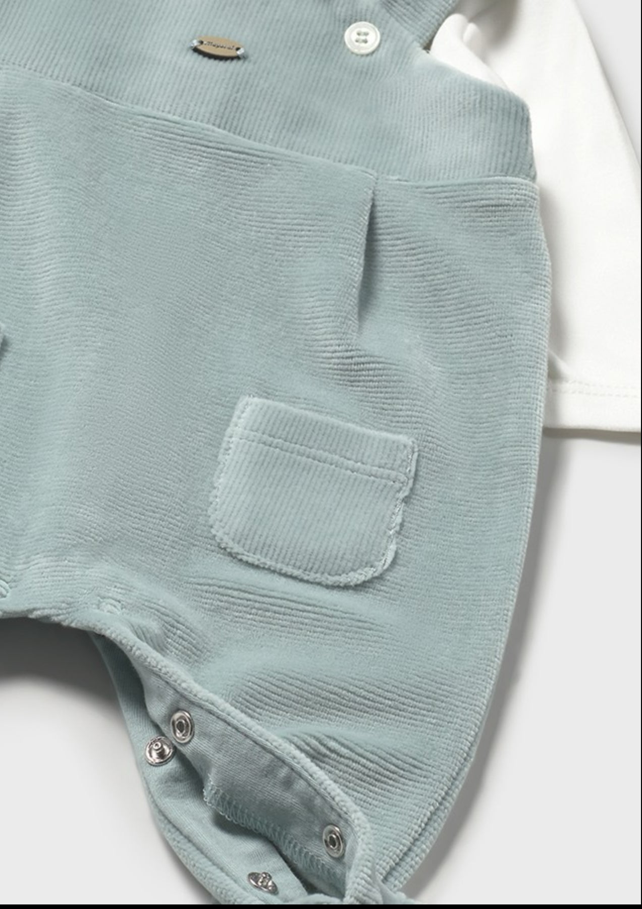 Mayoral baby boys dungaree set AW25 2.610