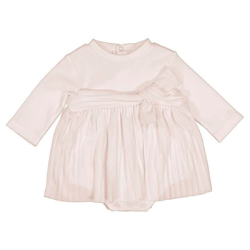 Mayoral baby girls pink dress AW25 2.812