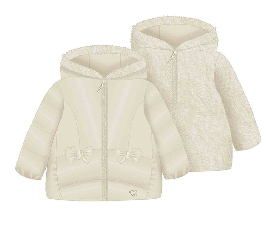 Mayoral girls reversible faux coat AW25 2.435