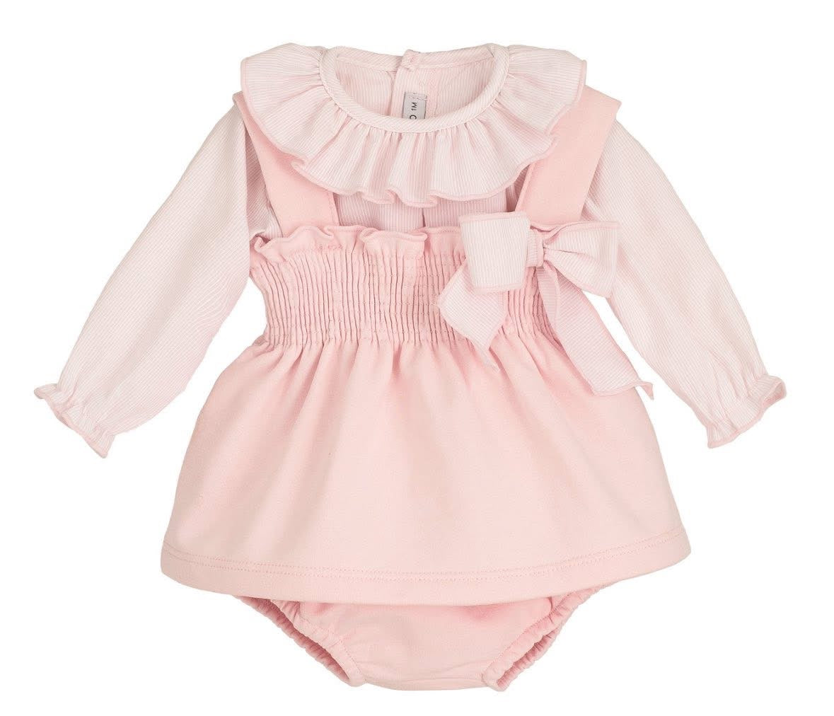 Calamaro baby girls pink jam pants set AW25 22091