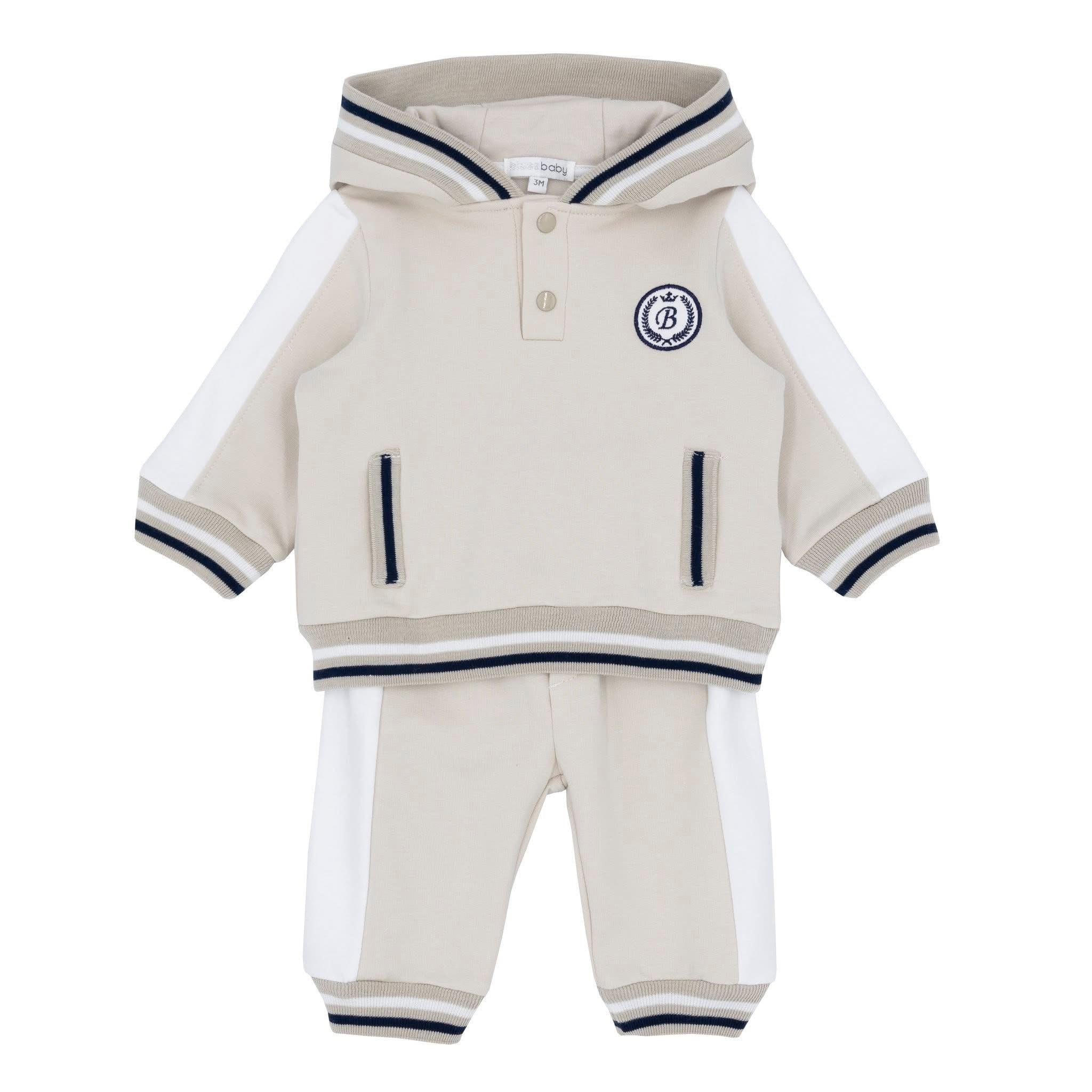 Blues Baby buys beige hooded jog set BB2234