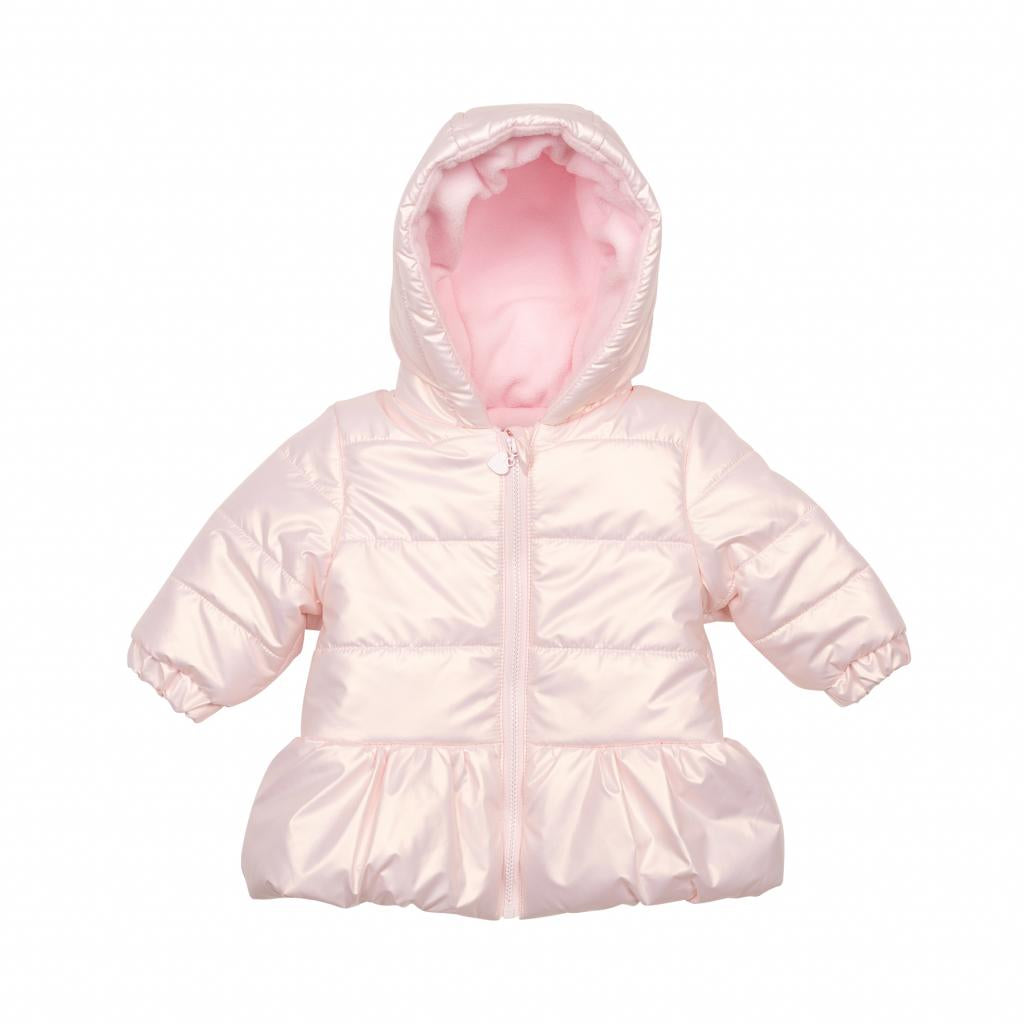 Mintini Baby pink pearlised girls coats MB6530