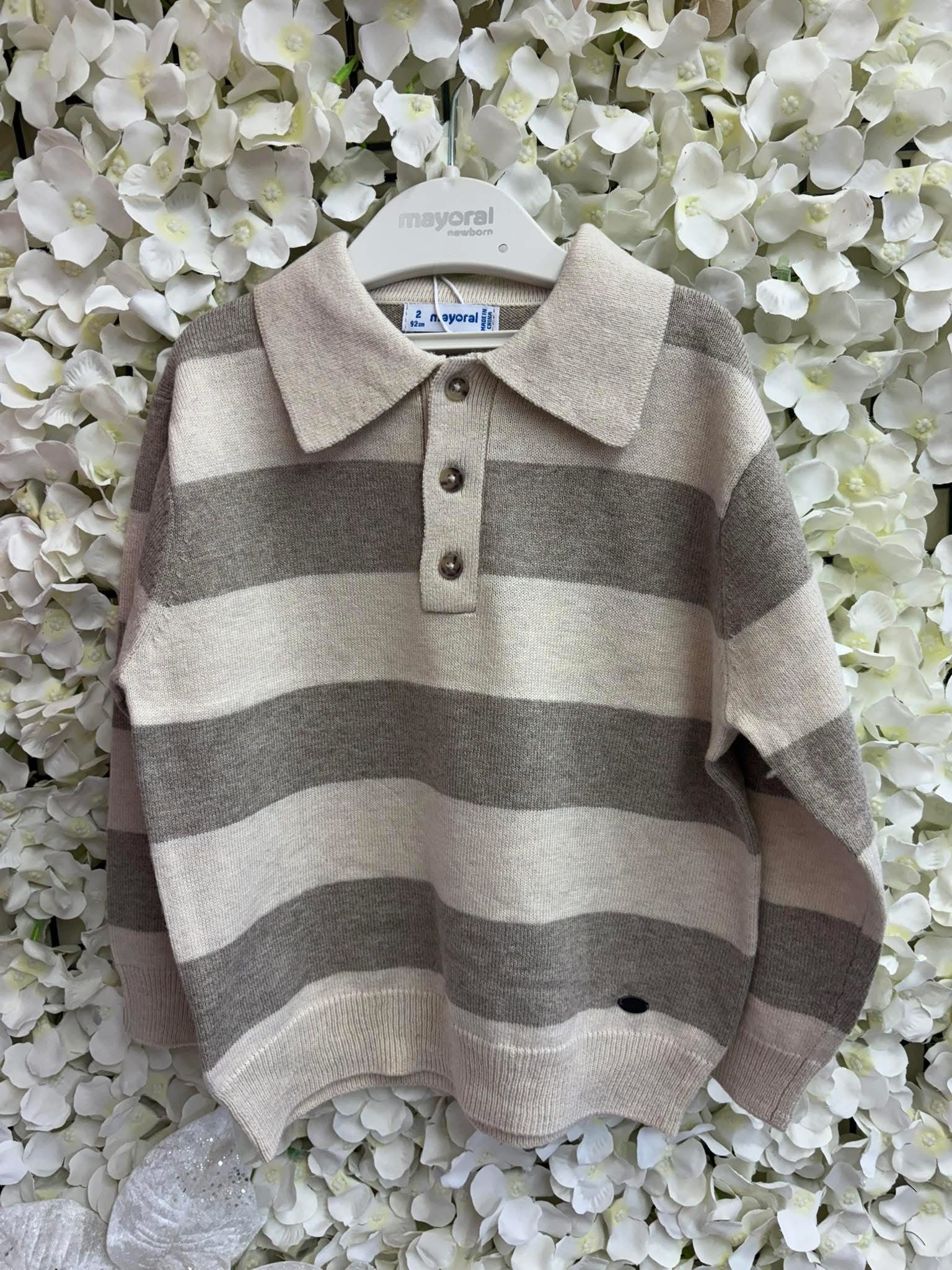 Mayoral boys knitted polo jumpers