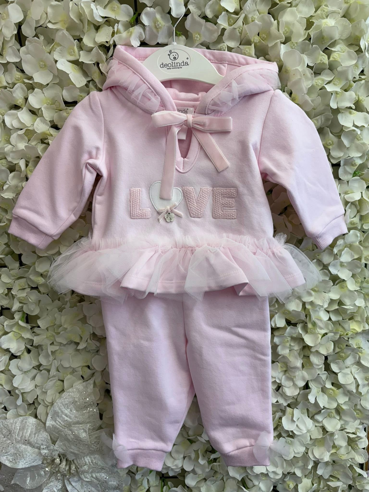 Deolinda baby girls love set AW25 DBI25907