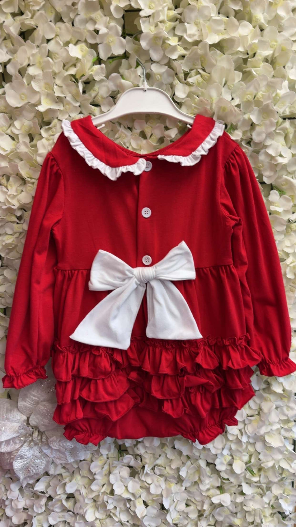 girls Christmas candy cane rompers
