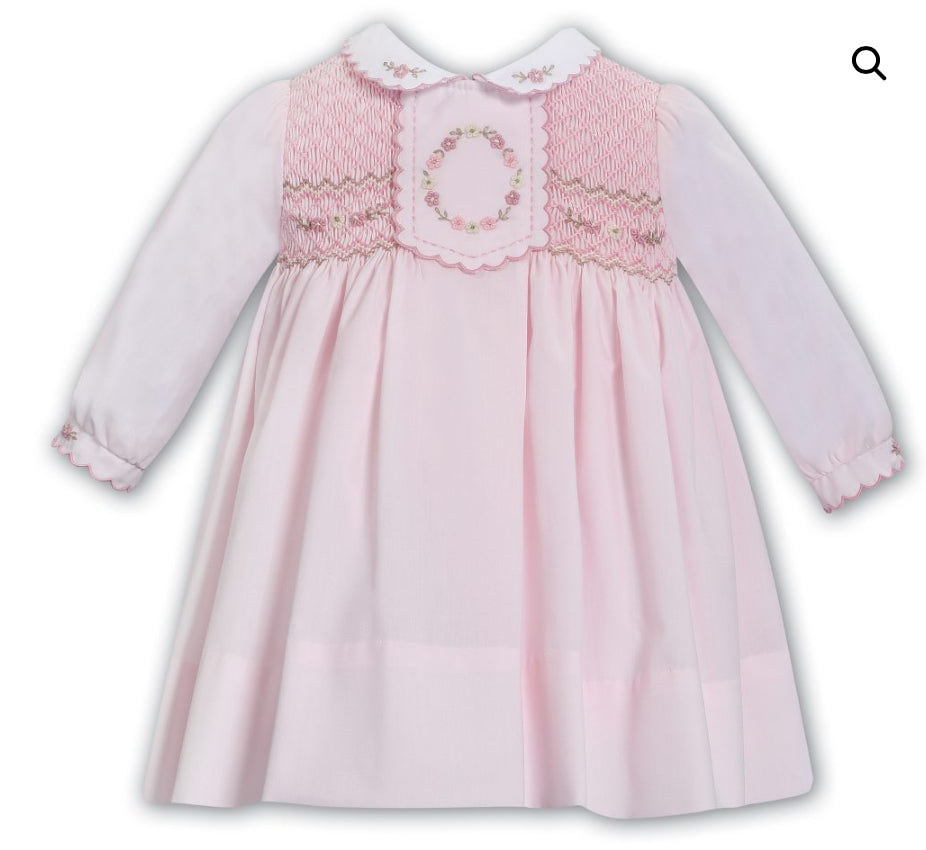 Sarah Louise baby girls smocked dress 013685
