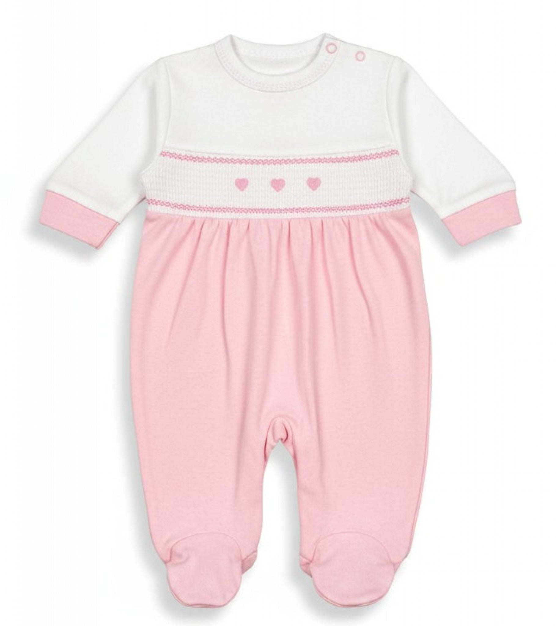 Kleo kids baby girls heart babygrow