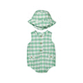 Mayoral Apple Green baby boys romper & hat set 1.614