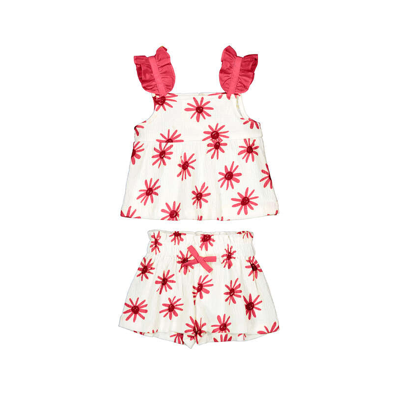 Mayoral girls flower shorts set 1.207