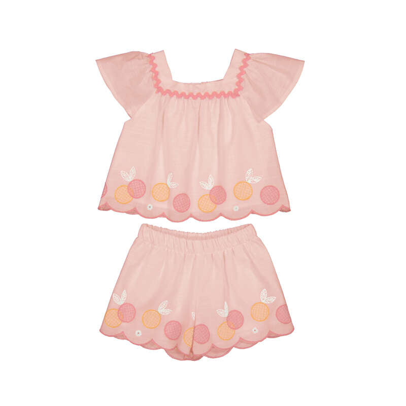 Mayoral embroidered shorts set 1.214