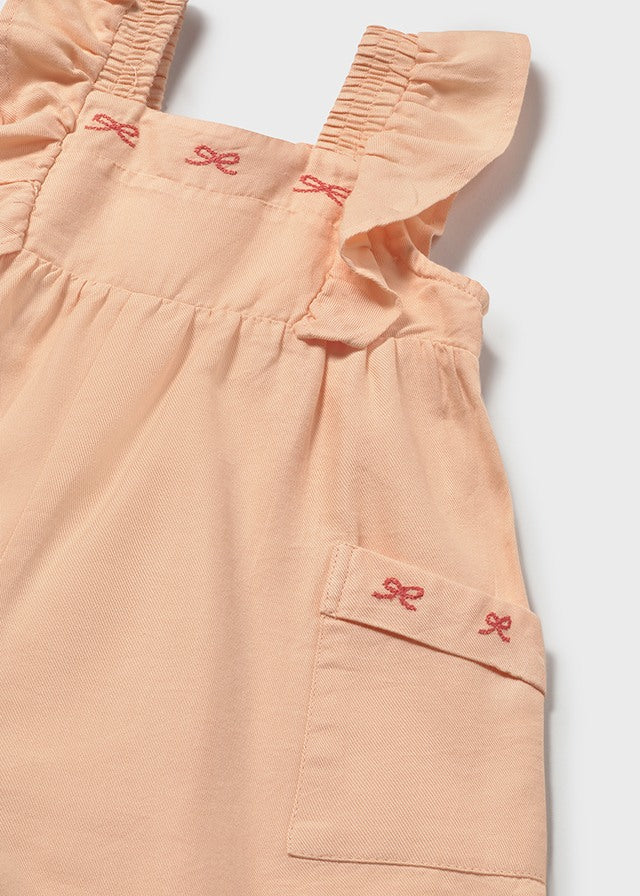 Mayoral girls orange romper 1.828