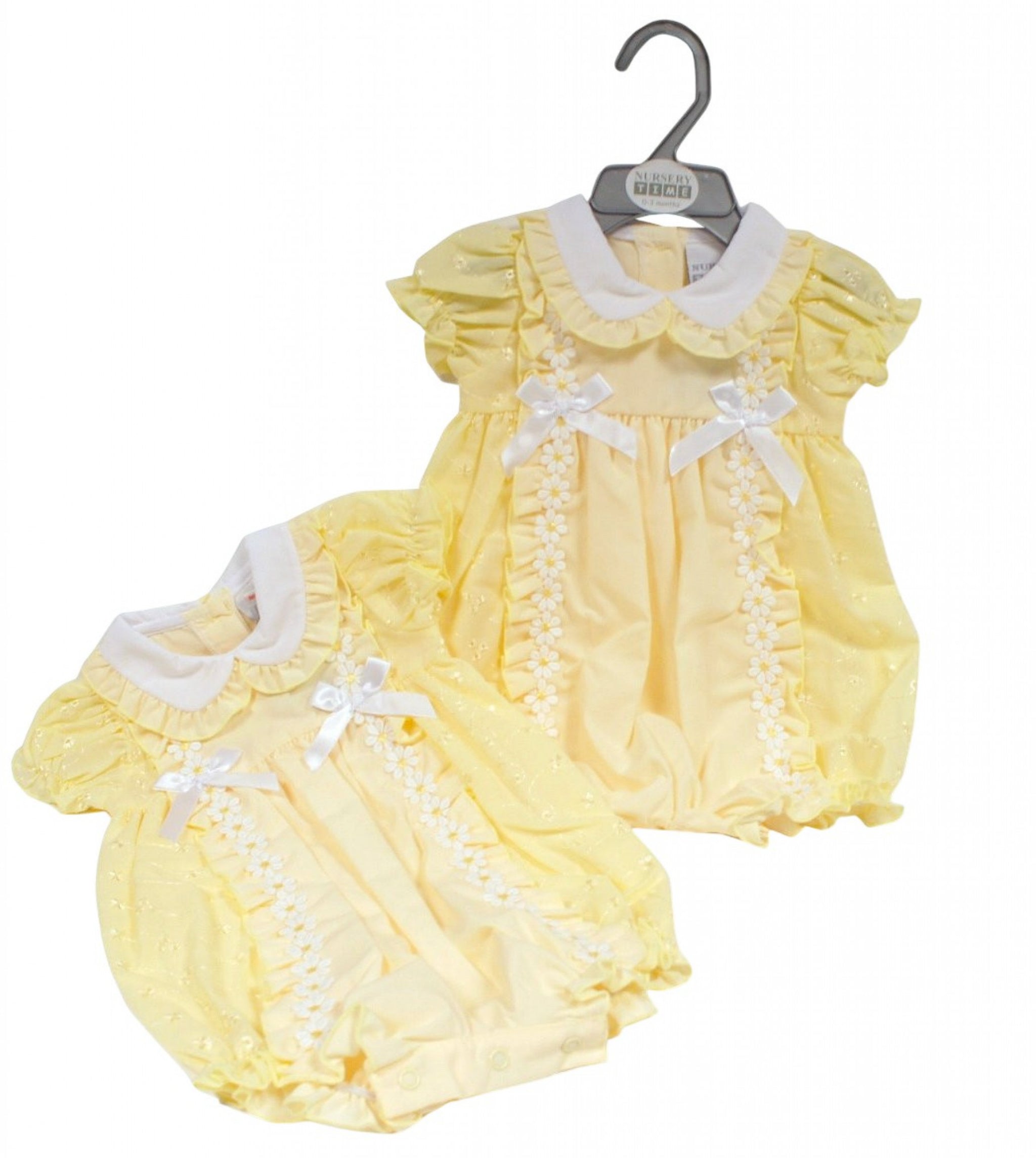 My Little Chick lemon daisy baby girls romper