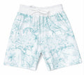 Boys green animal print swimming shorts