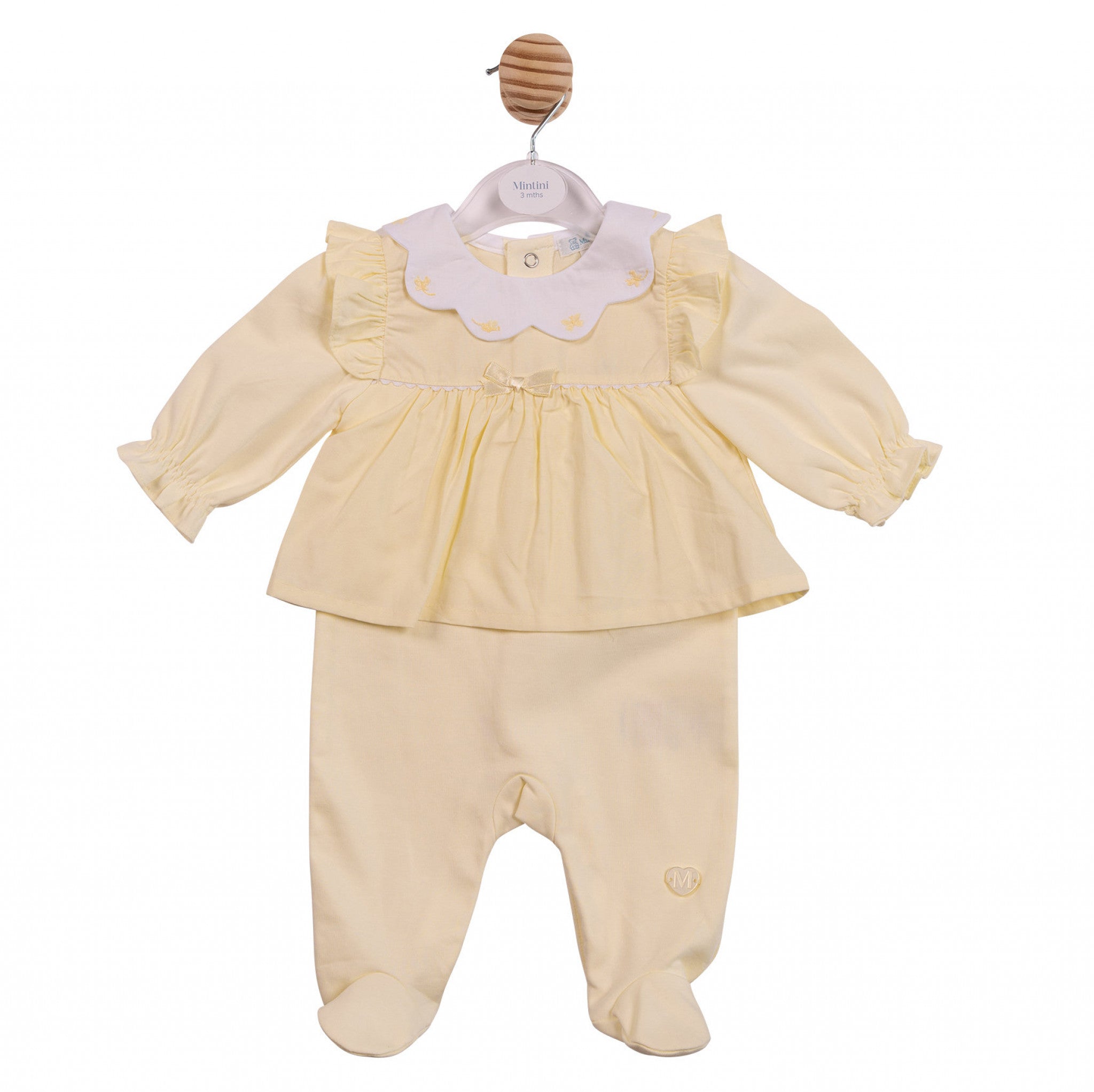 Mintini baby girls lemon 2 piece set 💛