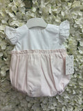 Little stars baby girls pink romper