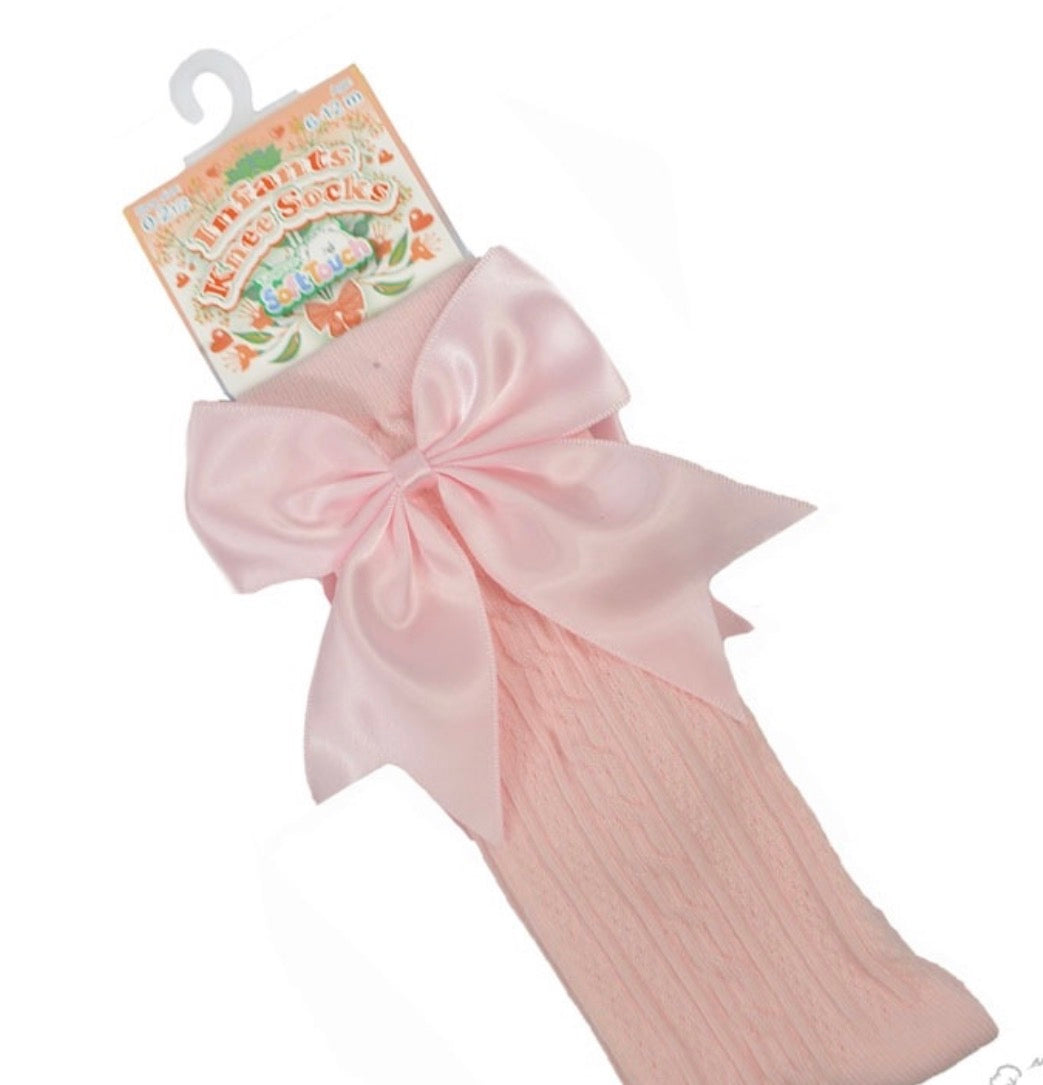 Soft touch baby girls knee high socks
