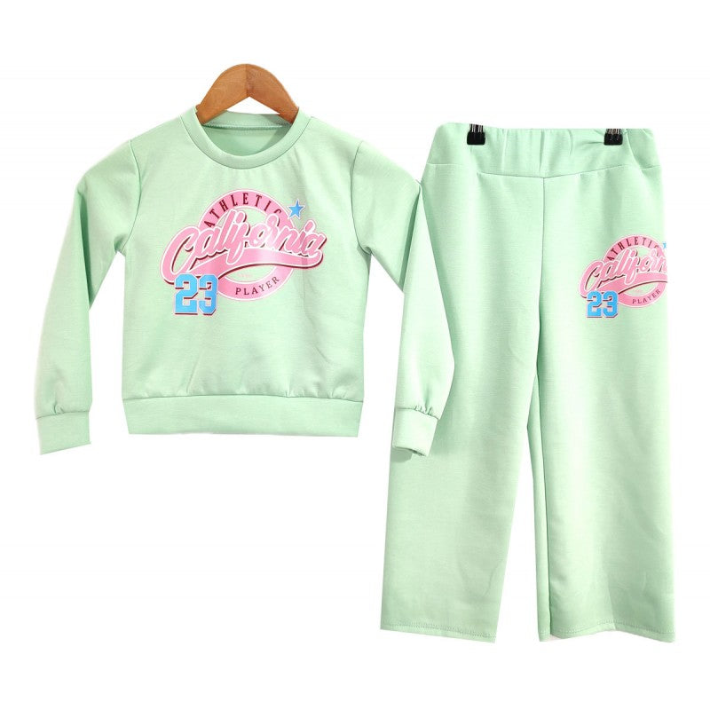 Girls mint loungewear set