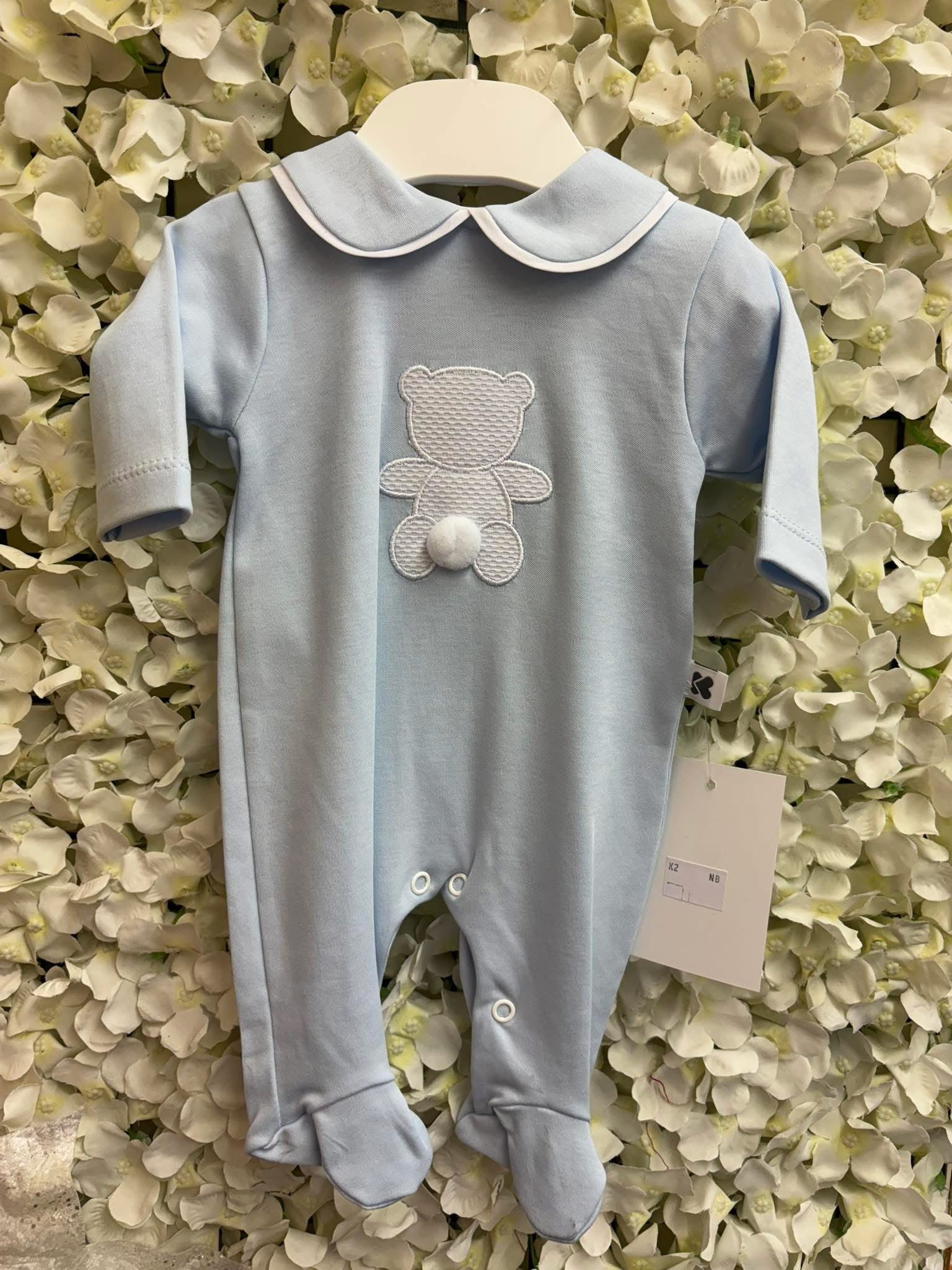 Kleo kids teddy babygrow 🩷💚💙