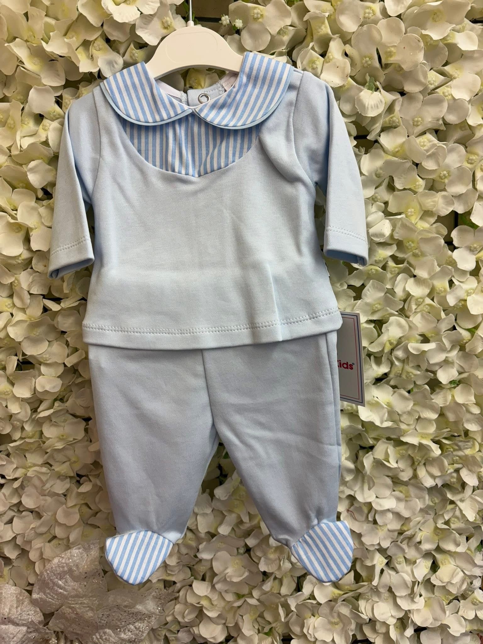 Kleo kids baby boys 2 piece striped set