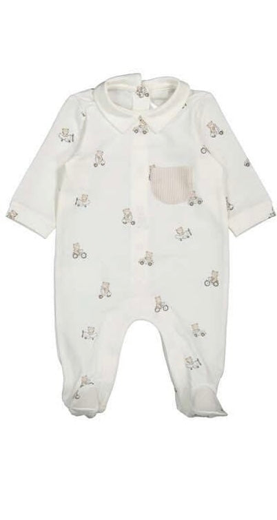 Mayoral baby boys teddy babygrow 1.716