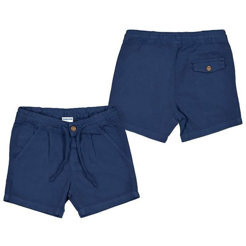 Mayoral boys navy linen shorts 1.220