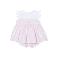 Deolinda baby girls striped dress & bloomers DBV26307