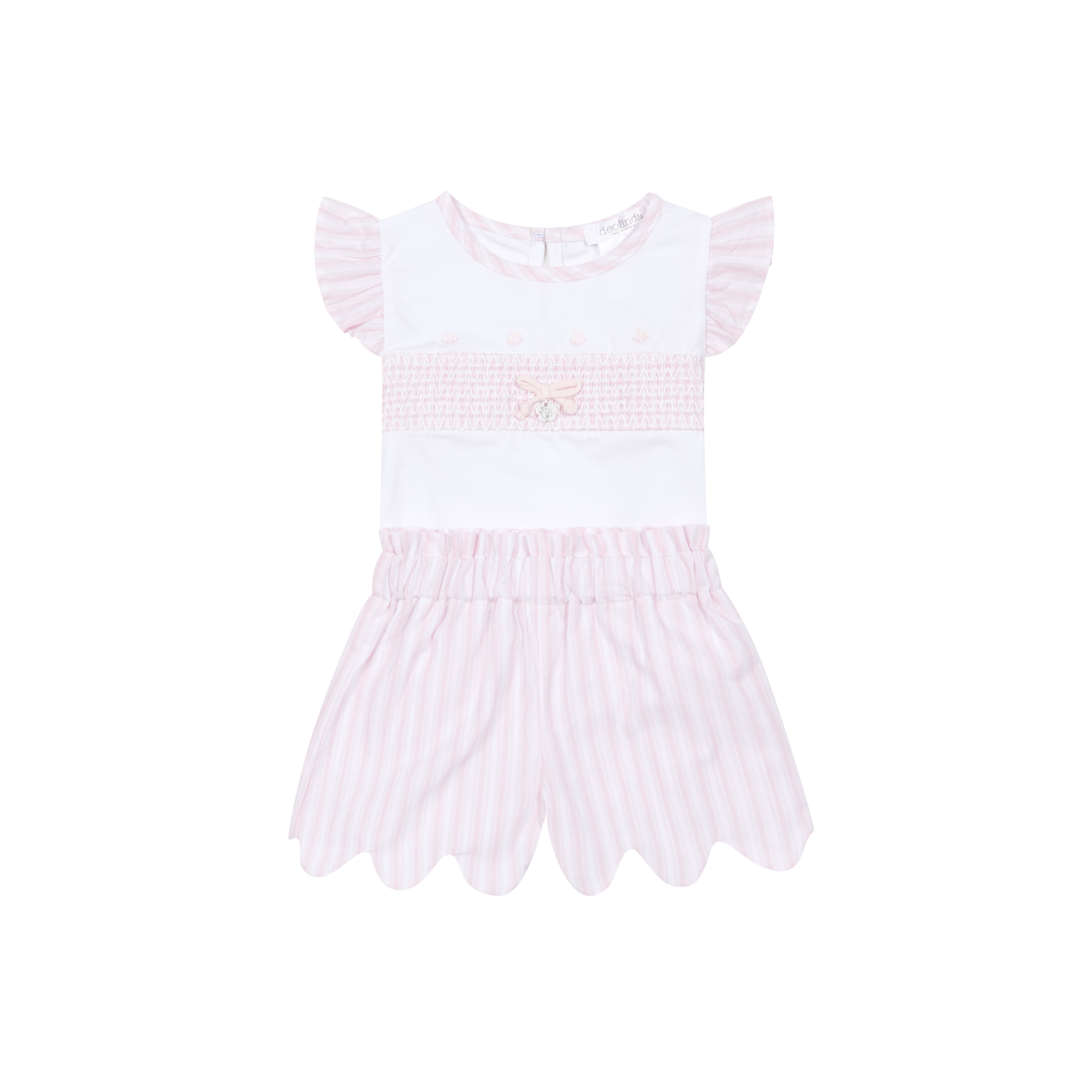 Deolinda girls striped shorts set DBV26608