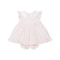 Deolinda baby girls bow dress & bloomers DBV26304
