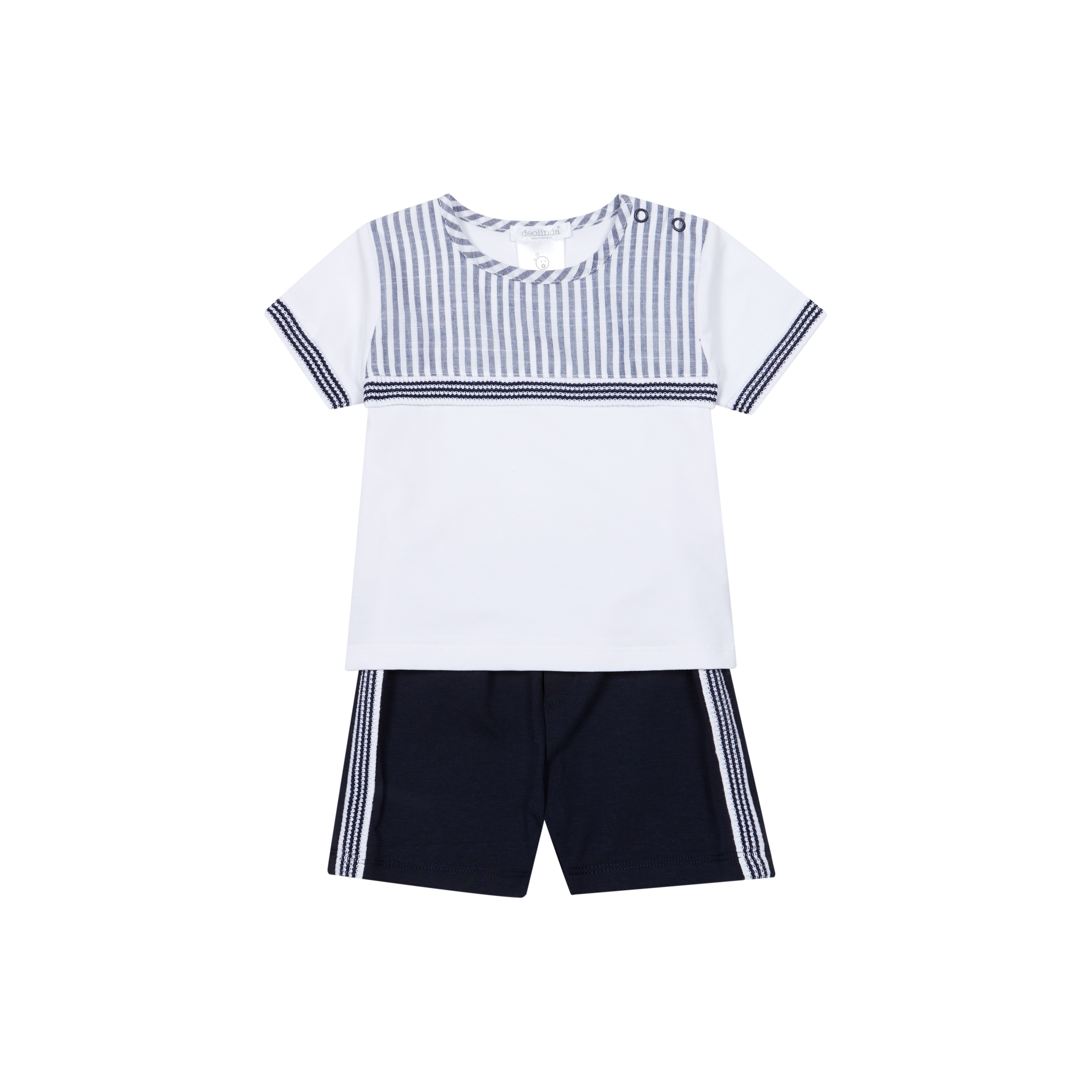 Deolinda boys navy shorts set DBV26735